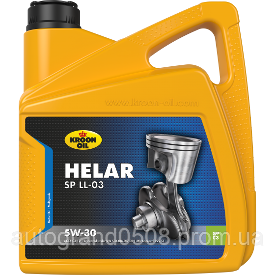 

Олива моторна KROON OIL HELAR SP 5W-30 LL-03 4л