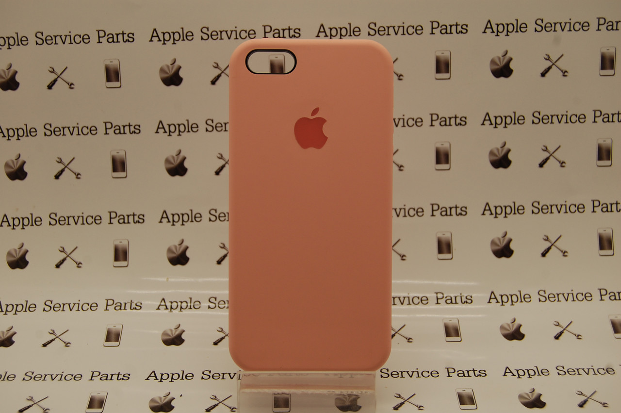 

Чехол Silicone Case для Apple iPhone 5, 5S, SE Pink