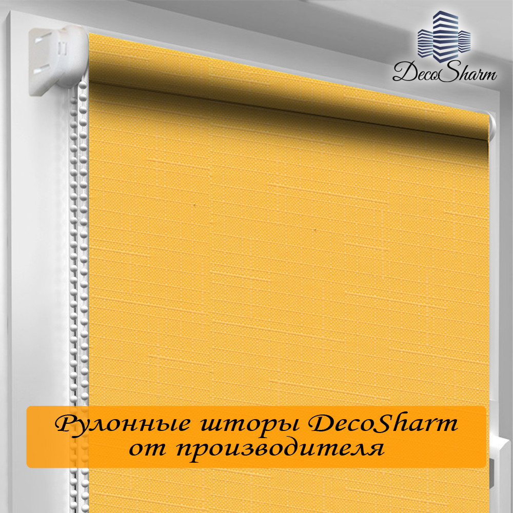 

Рулонная штора "DecoSharm" Лён 858 500