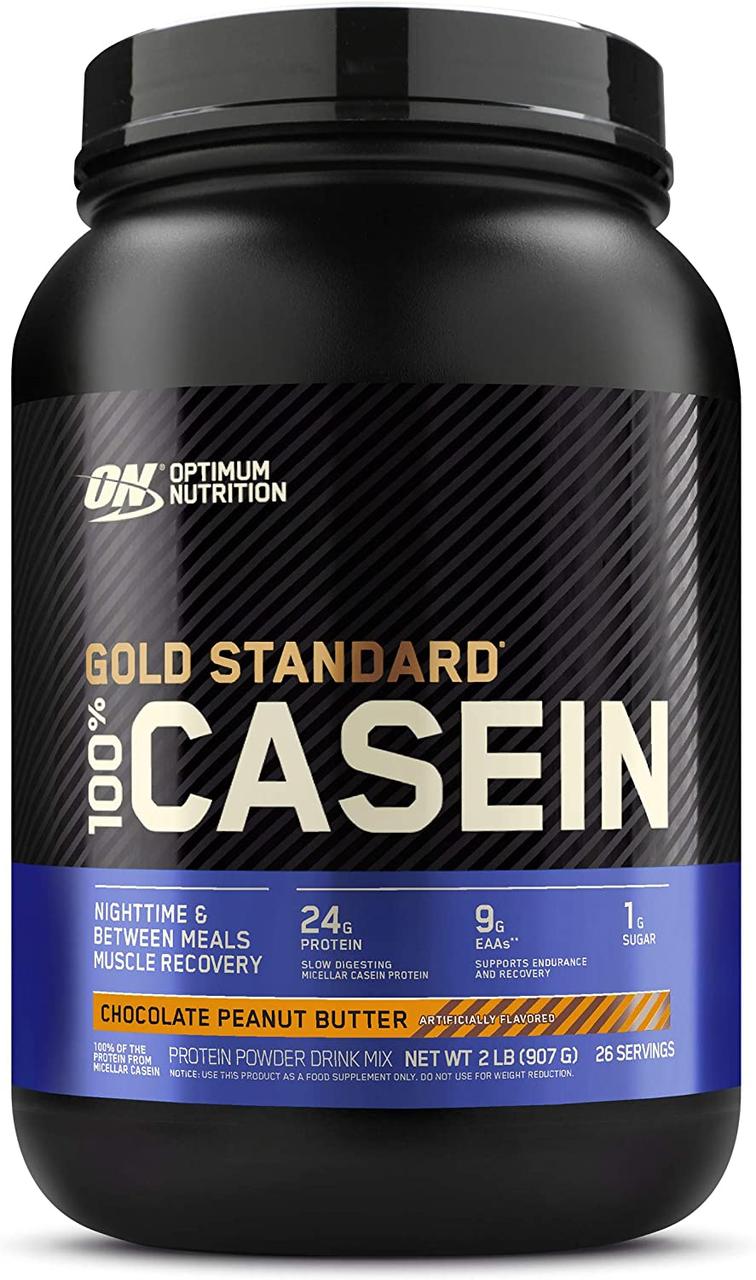 

Казеин Optimum Nutrition 100% Gold Standard Casein (909 г) оптимум нутришн шоколад-арахис