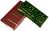Женский кошелек Butun 567-008-074 кожаный зеленый "под рептилию", фото 6
