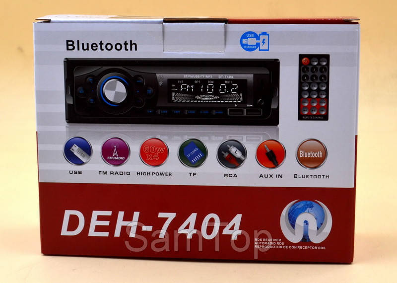 

Автомагнитола с Bluetooth DEH-7404 (1 USB с возможностью зарядки)