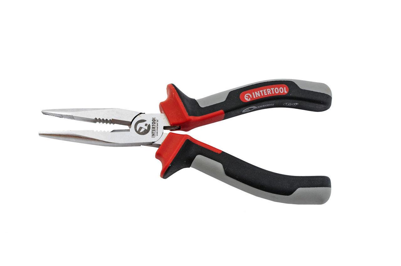 

Щипцы удлиненные прямые Intertool - 200 мм, Prof