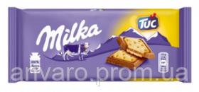 

Шоколад Milka Tuc 100g (18шт/ящ)