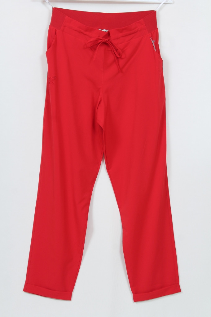 Турецькі жіночі літні брюки з вилогами, розміри 48-64