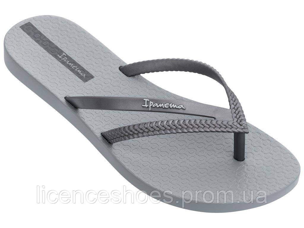 

41 расцветка. Женские вьетнамки Ipanema Bassa Fem Grey/Silver 38 - общая длина тапка 24.5см, Серый