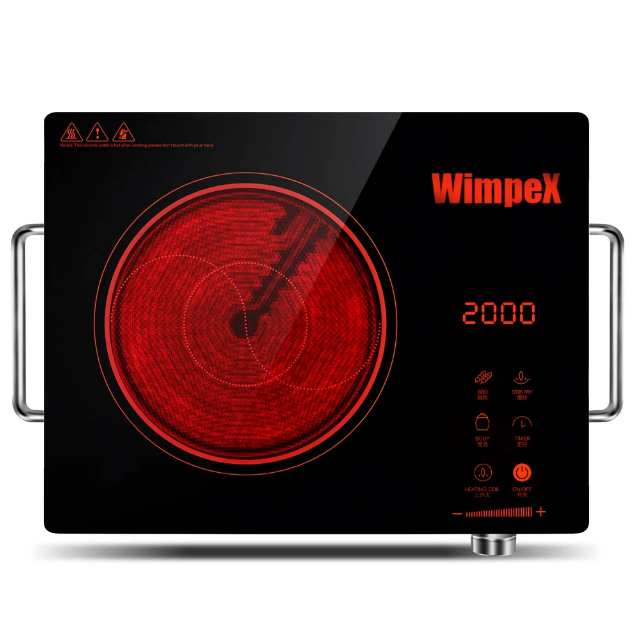 

Плита инфракрасная стеклокерамическая WimpeX WX-1324 2000W