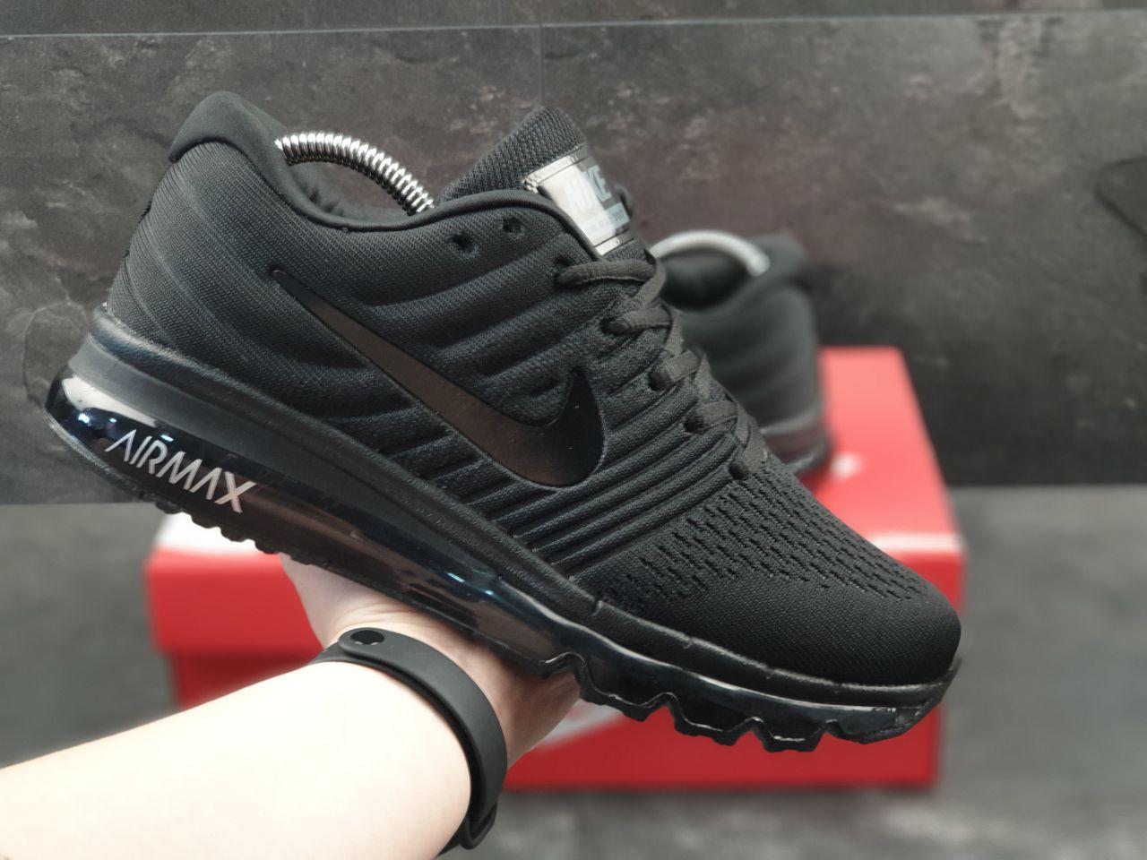 

Кросівки чоловічі в стилі Nike Air Max 2017 чорні