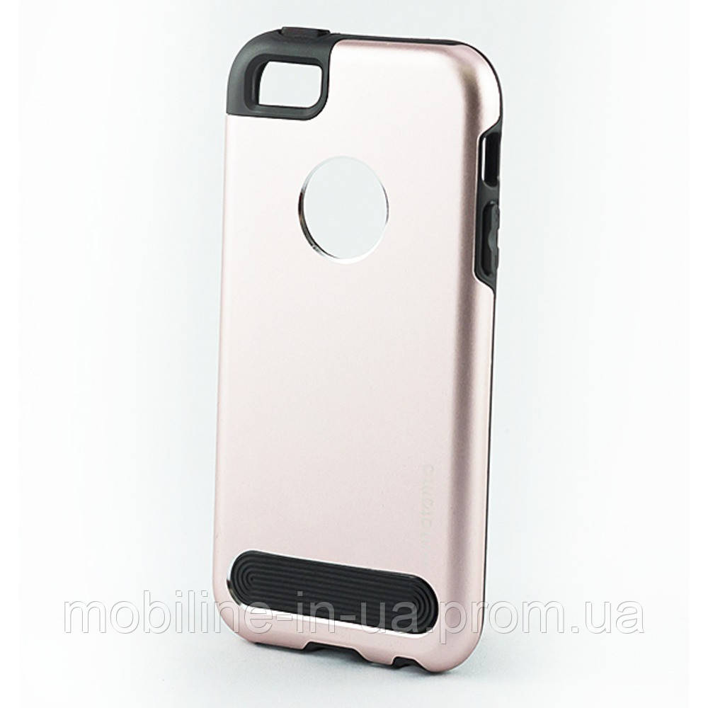 

Накладка Motomo iPhone 5/5S/5SE pink (metal)