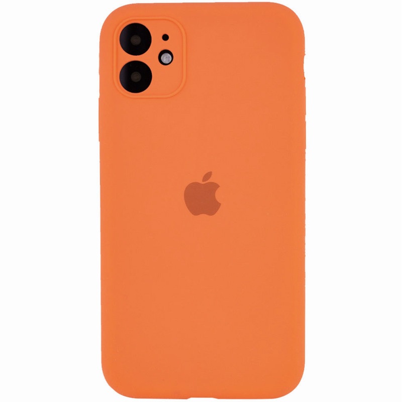 

Чехол Silicone Case Full Camera Protective (AA) для Apple iPhone 11 Pro Max (6.5"), Оранжевый / papaya