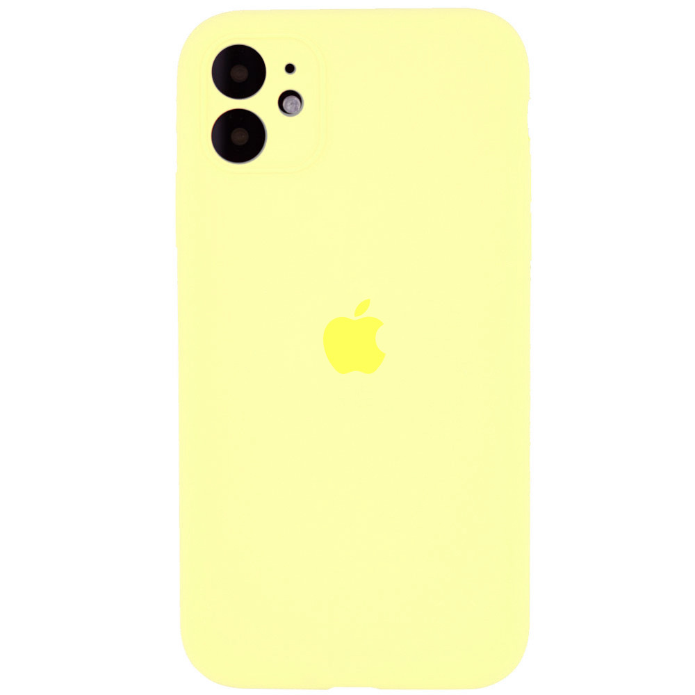 

Чехол Silicone Case Full Camera Protective (AA) для Apple iPhone 11 (6.1"), Желтый / mellow yellow