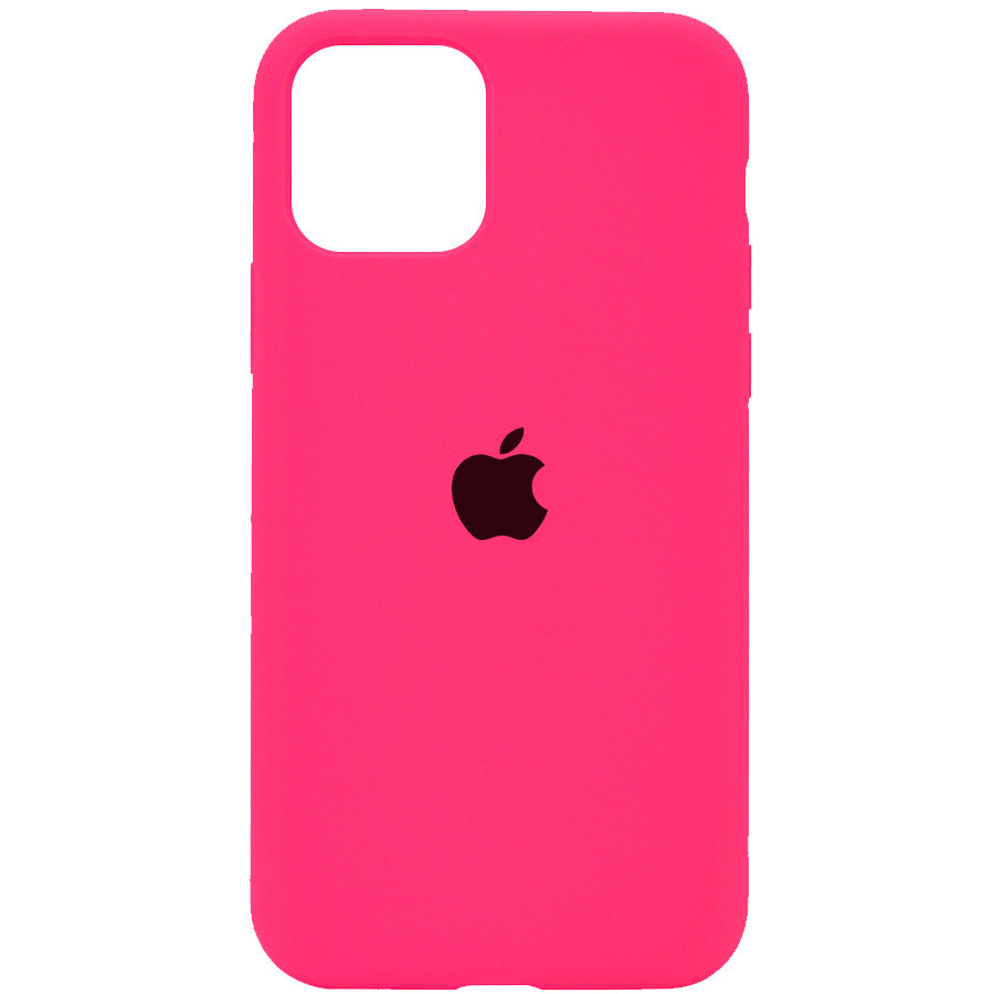 

Чехол Silicone Case Full Protective (AA) для Apple iPhone 11 Pro (5.8"), Розовый / barbie pink