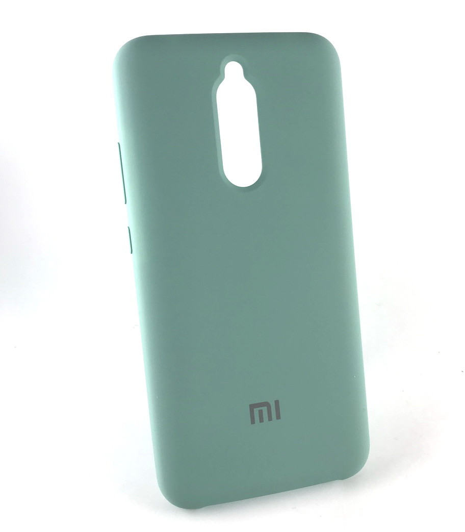 

Чехол для Xiaomi Redmi 8 накладка силиконовый противоударный Silicone Cover, Бирюзовый