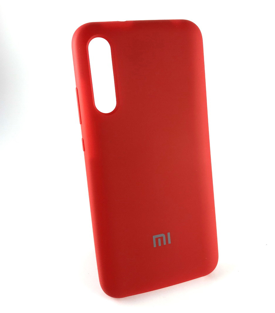 

Чехол для Xiaomi Mi A3, CC 9E накладка силиконовый бампер противоударный Silicone Cover, Красный