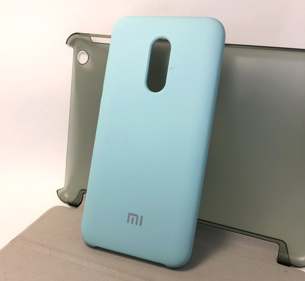 

Чехол для Xiaomi Redmi 5 Plus накладка силиконовый бампер противоударный Silicone Cover, Зеленый