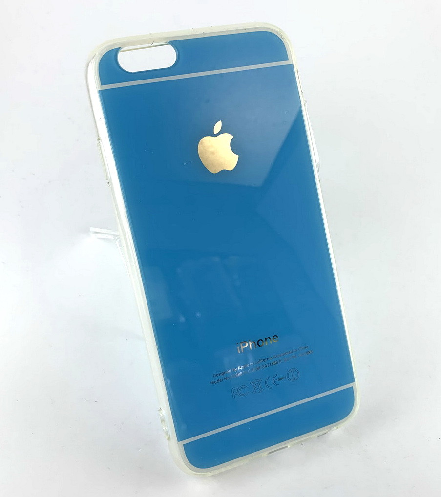 

Чехол для iPhone 6 6s накладка бампер противоударный Protective Cover голубой