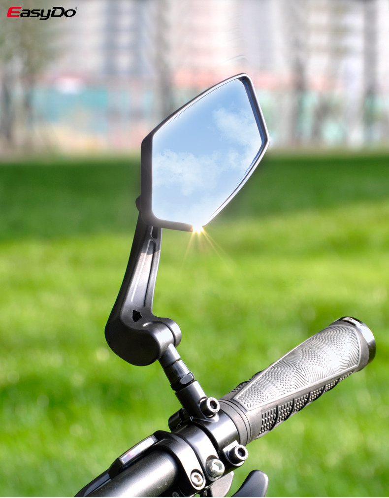 

EasyDo зеркало заднего вида (2 шт.) для велосипеда, самоката, мото, широкоугольное