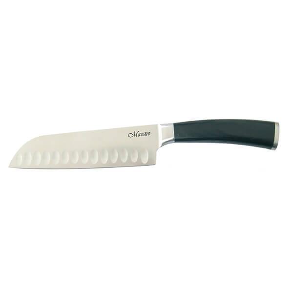 Ніж японський Santoku Maestro MR-1465 (180 мм) | ножик Маестро | ножі кухонні Маестро