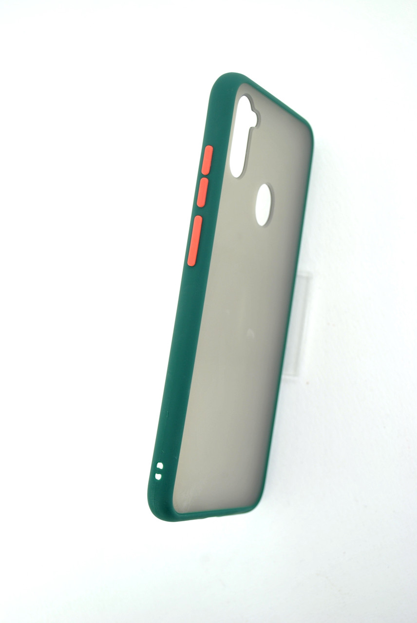

Чехол iPhone 6 /6S Silicon Gingle Matte dark green/orange