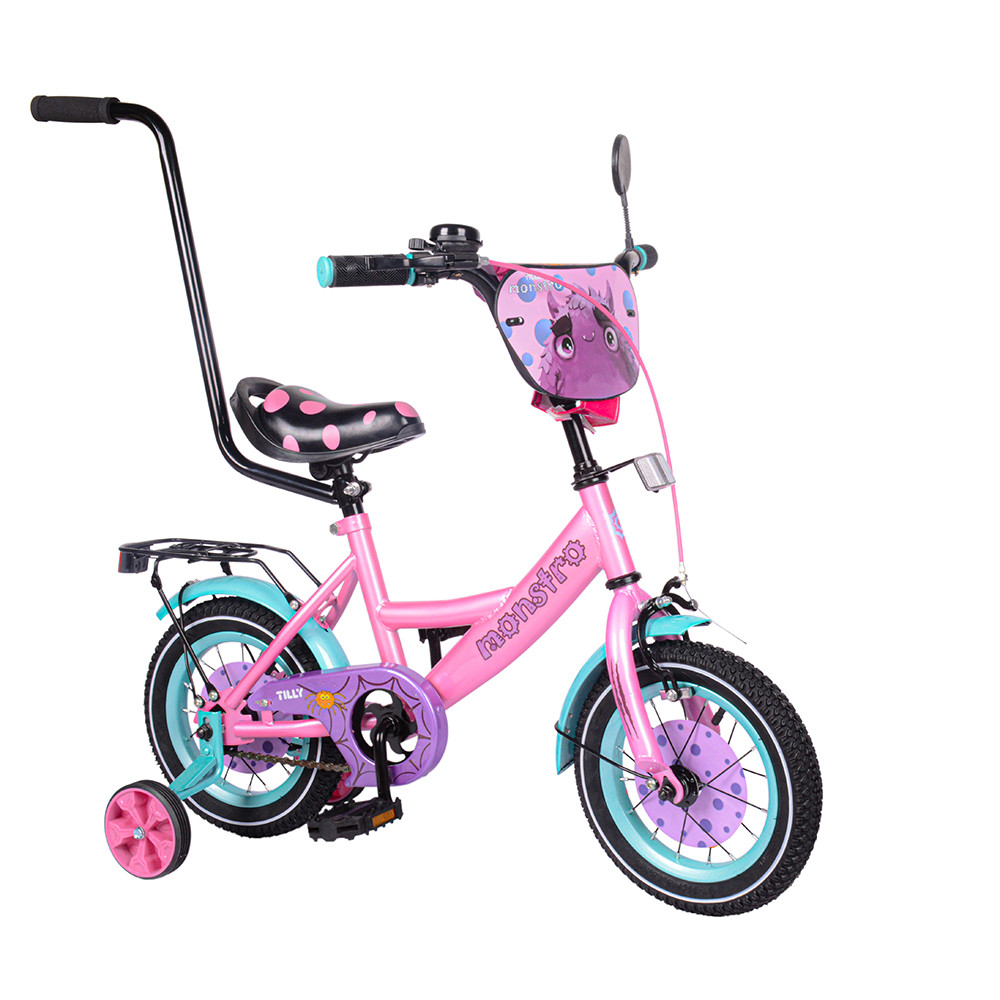 

Велосипед детский двухколесный Tilly Monstro 12" (T-21229/1 pink + blue)