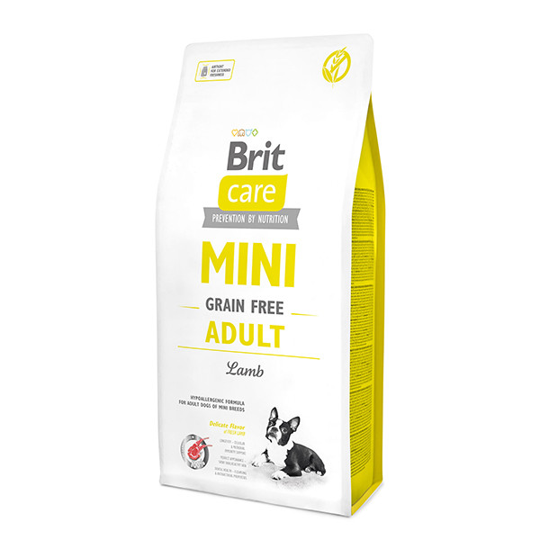 Brit Care Mini Grain Free Adult Lamb сухой корм для собак миниатюрных пород, 7 кг