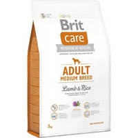 Brit Care Adult Medium Breed Lamb and Rice сухой корм для собак средних пород, 3кг