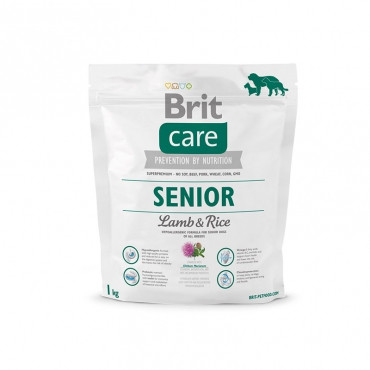 Brit Care Senior lamb and Rice сухой корм для пожилых собак всех пород, 1кг