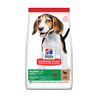 Hill's Science Plan Puppy Healthy Development Medium корм со вкусом ягненка для щенков средних пород, 0.8 кг