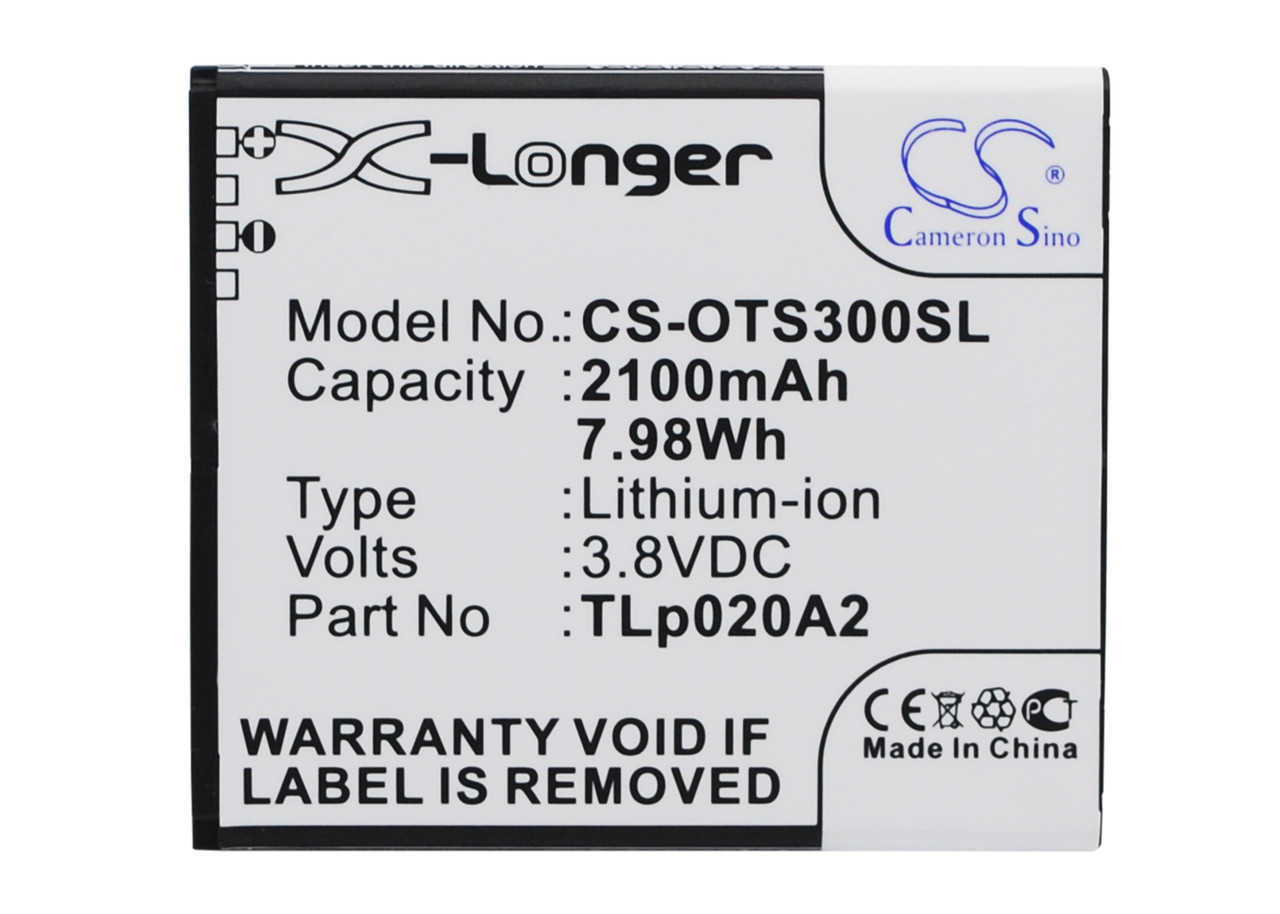 

Аккумулятор для Alcatel OT-5050 2100 mAh Cameron Sino