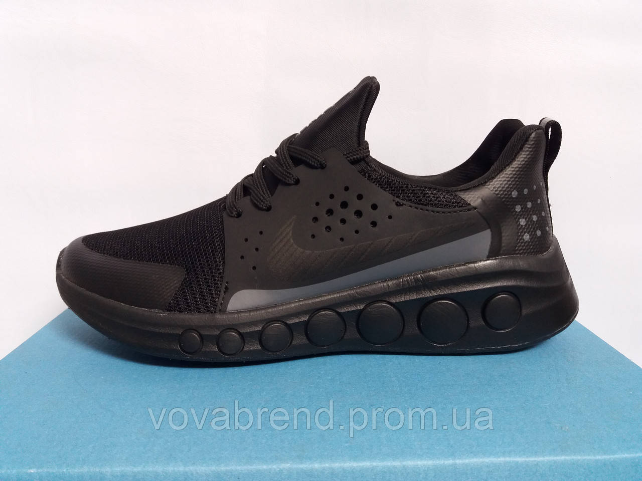 

Кроссовки мужские черные Nike Supo. 43, Черный