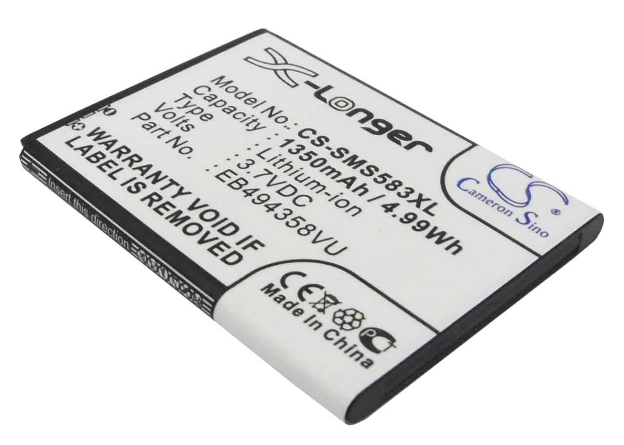 

Аккумулятор Samsung GT-S5830T Galaxy S Mini 1350 mAh Cameron Sino