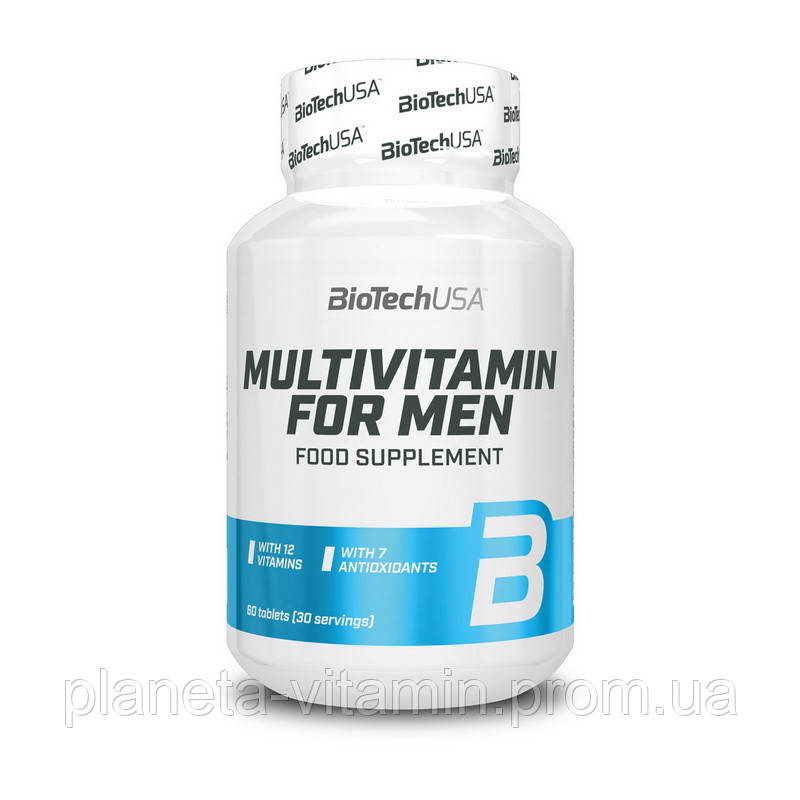 

Комплекс витаминов и минералов для мужчин Multivitamin for Men (60 tabs)