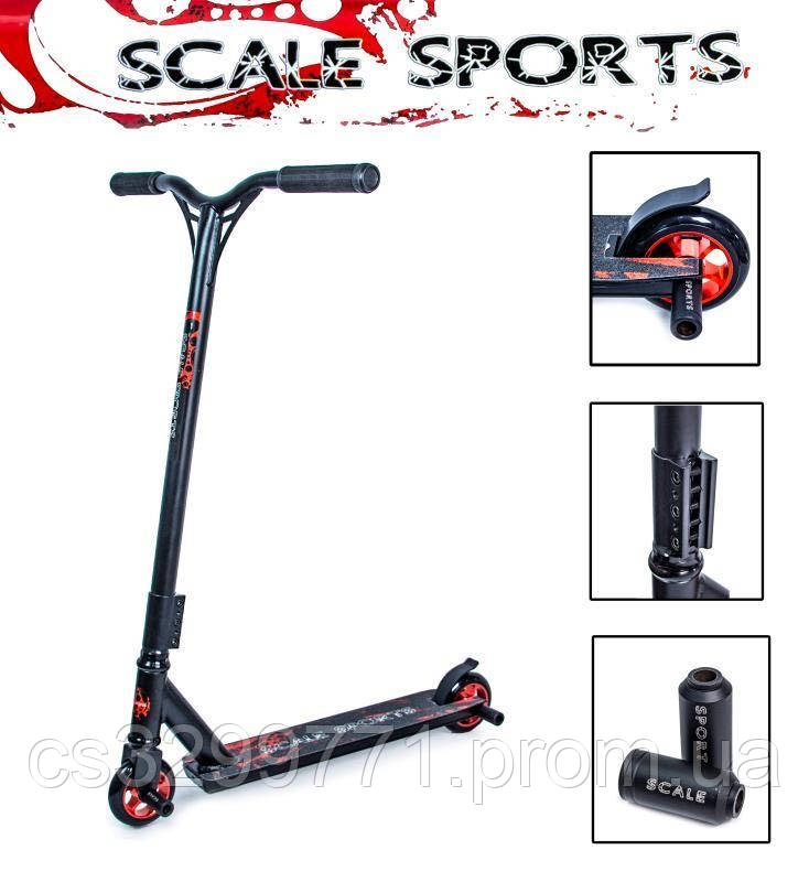 

Трюковый самокат Scale Sports STORM черный