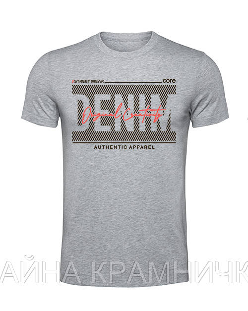 

Футболка чоловіча "DENIM" меланж