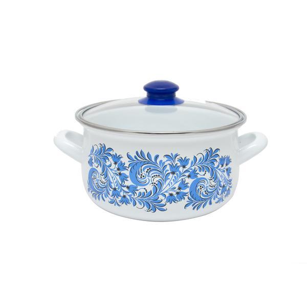 

Кастрюля 3,3 л Blue flowers Infinity SD-1328-C-20