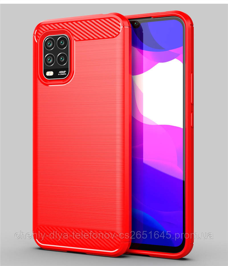 

TPU чехол Urban для Xiaomi Mi 10 Lite красный