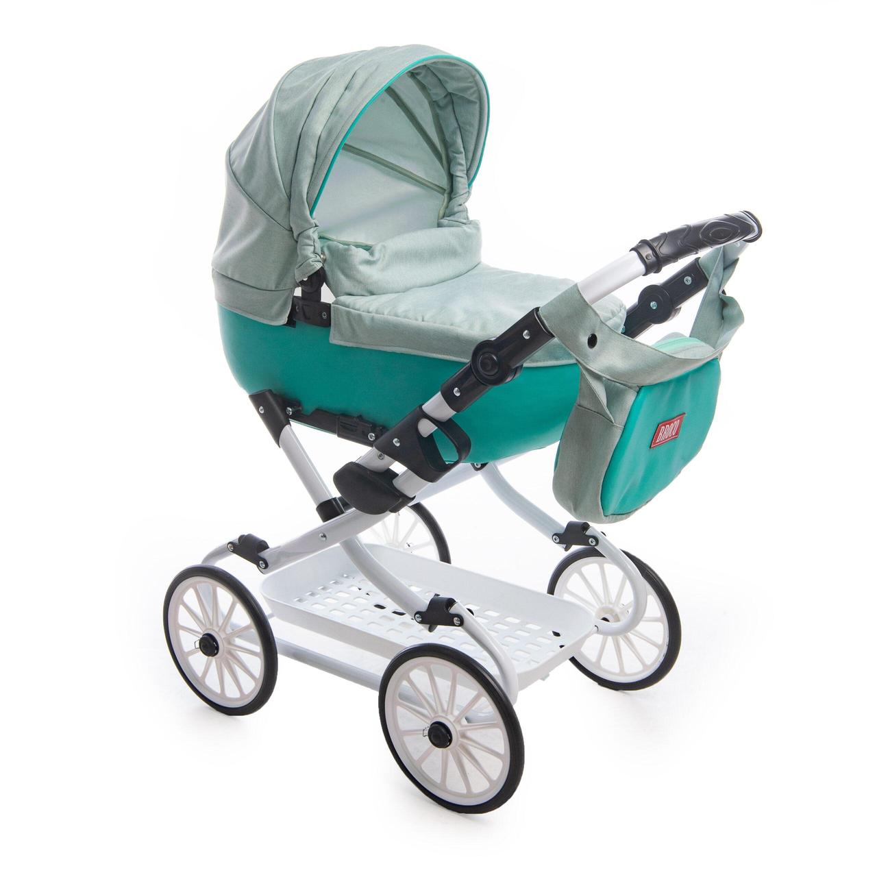 

Детская коляска для куклы Broco Mini Avenu 2020, мятная