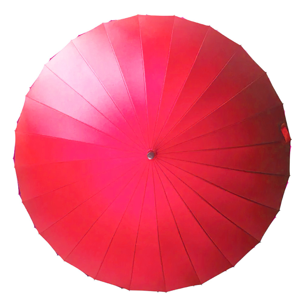Зонт трость Lesko T-1001 Red 24 спицы ветрозащитный брендовый зонтик