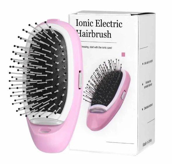 

Расческа с функцией ионизации Ionic Electric Hairbrush! Скидка, Розовый