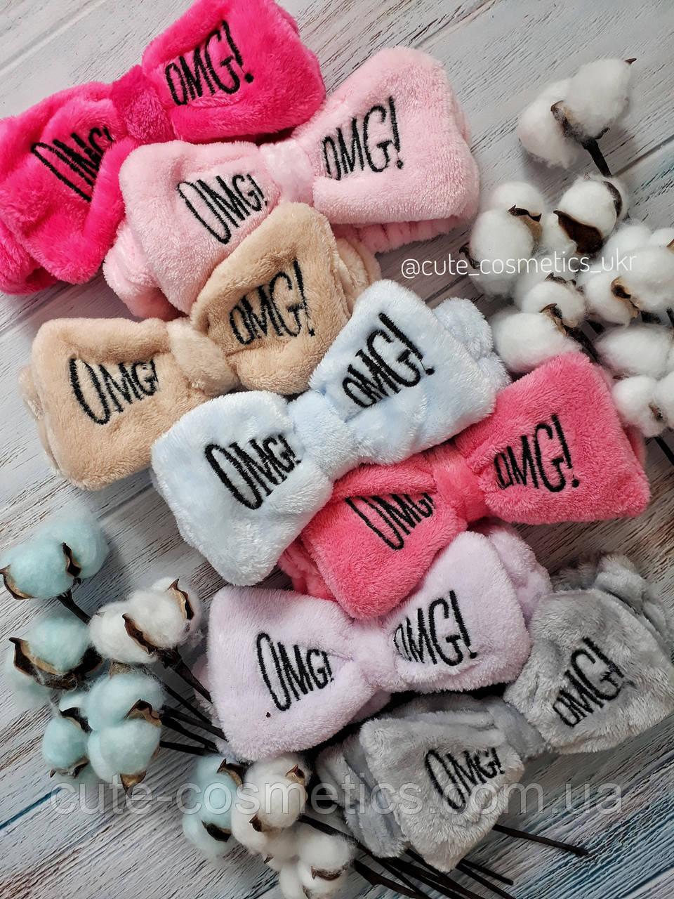 

Повязка Косметическая на голову Omg., Разные цвета