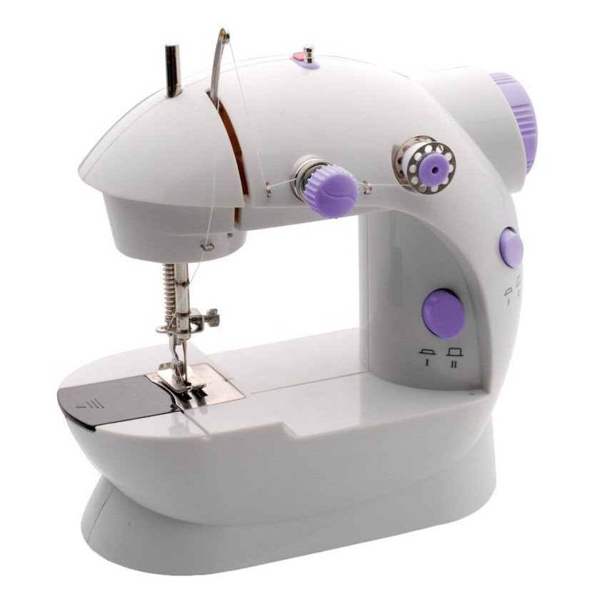

Швейная машинка Sewing Machine с педалью 4в1 Бело-фиолетовая (FHSM-202)