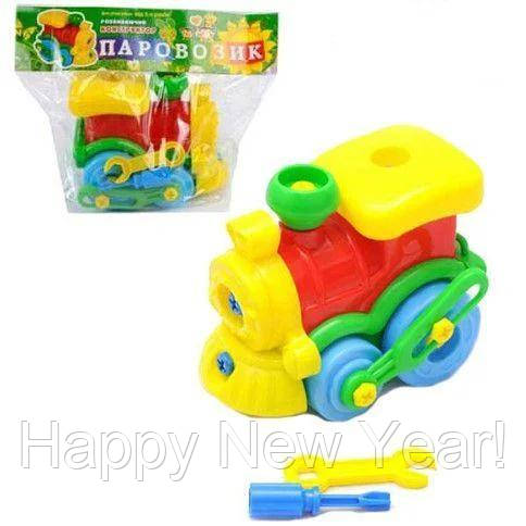 

Игрушка паровозик - конструктор MTOYS ИП.30.003
