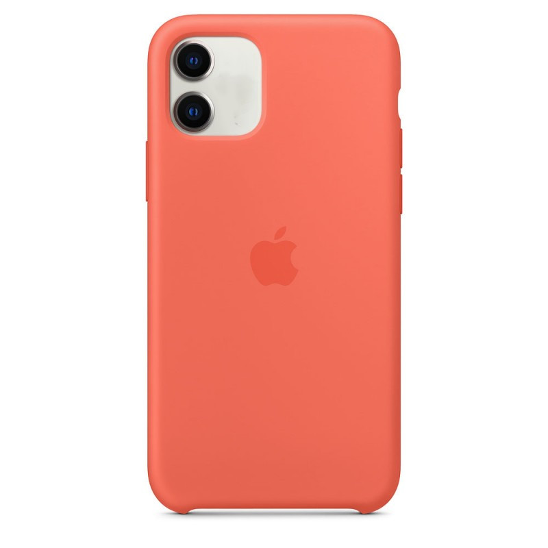 

Чехол Apple iPhone 11 Silicone Case - Clementine (Orange) Copy, Оранжевый