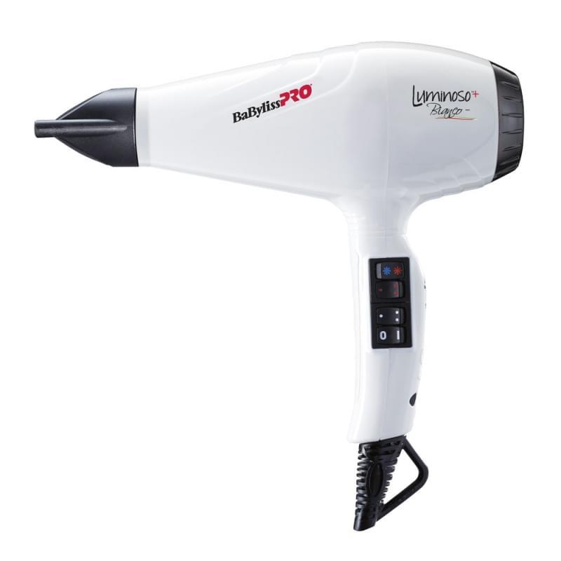 

Профессиональный фен с ионизацией BaByliss PRO LUMINOSO+ BIANCO, белый, BAB6360IE