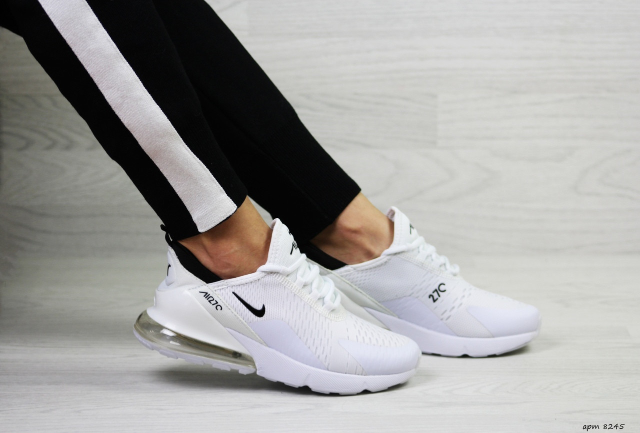 

Кросівки жіночі Nike Air Max 270 білі 40, Белый