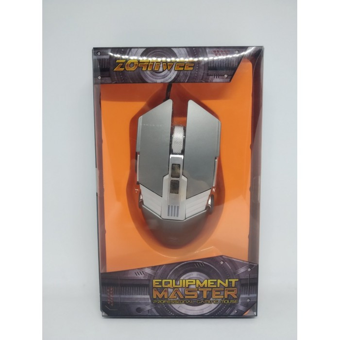 

Компьютерная игровая мышь, мышка Zornwee GX20 с подсветкой СЕРАЯ NEW