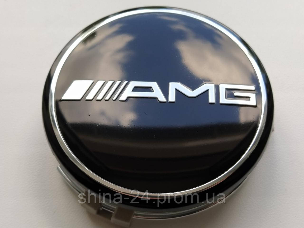 Колпачки в диски Mercedes-Benz 75/70/15мм. A2204000125 AMG Черные