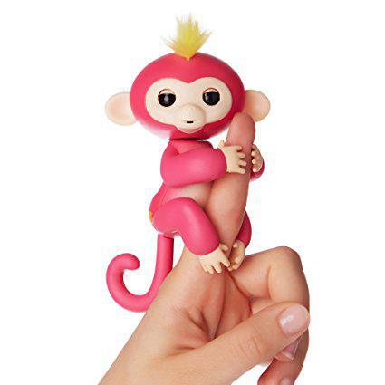 

Интерактивная ручная обезьянка Fingerlings Happy Monkey Bella (red)! Акция, Красный