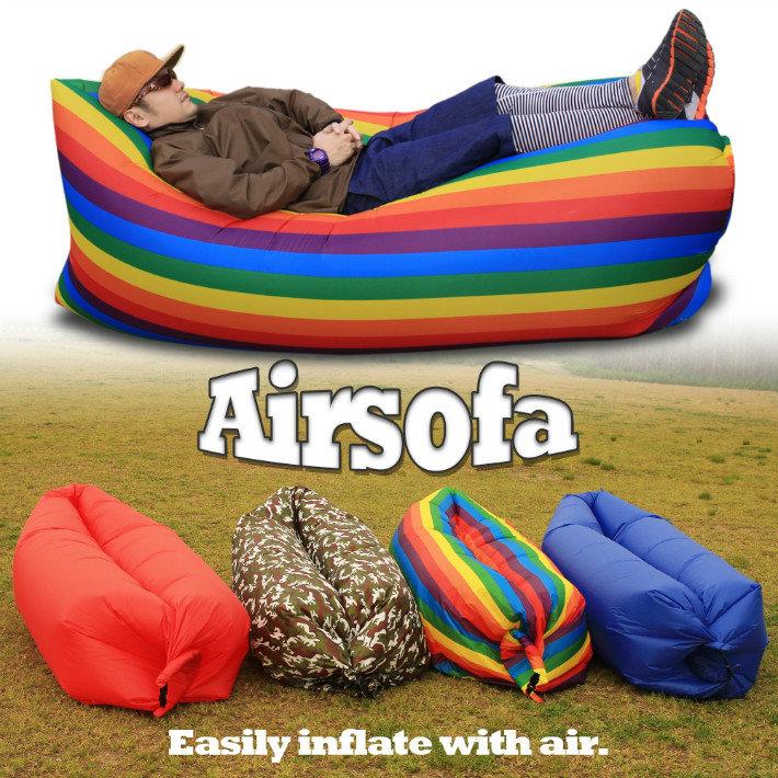 

Диван мешок надувной матрас Ламзак Lamzaс Air sofa Радуга! Хиты