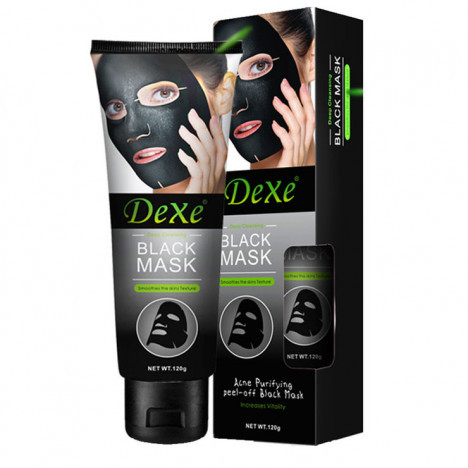 

Черная маска для лица Black Mask DEXE, чёрная маска плёнка! Акция